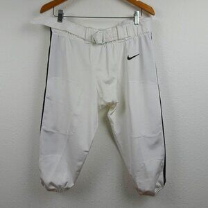 Nike Team Vapor Pro Vented Adult Football Pants Men's Size XL White Black